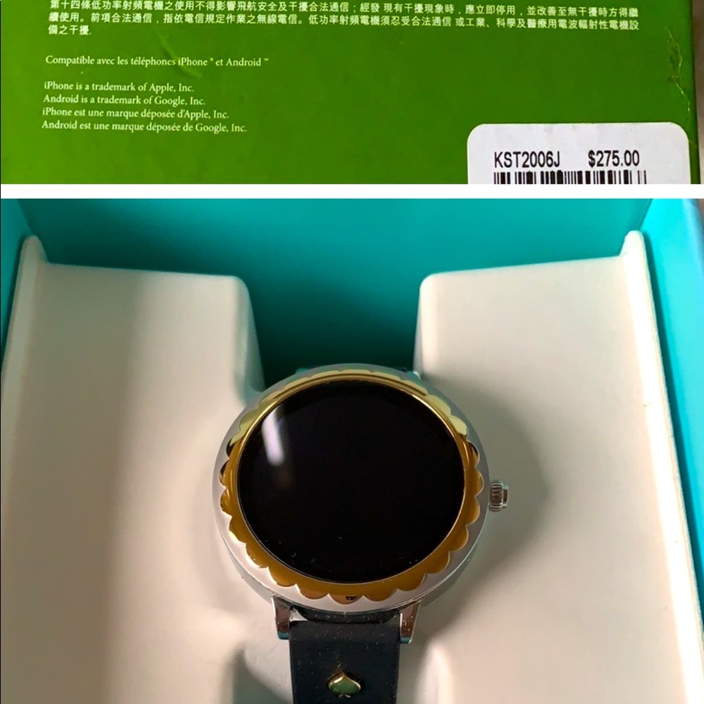 Kate spaid smartwatch, new.